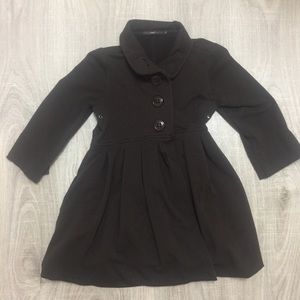 3/4 Sleeve Bubble Pea Coat